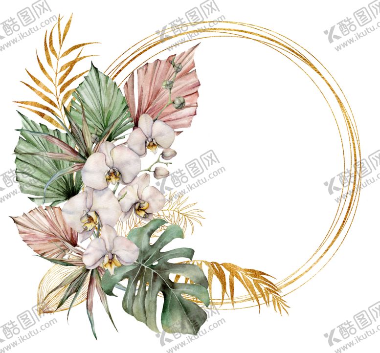 编号：43224306250959172082【酷图网】源文件下载-植物花朵装饰图案