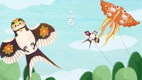 小清新简约创意海报图片温暖韵味手绘插画二次元