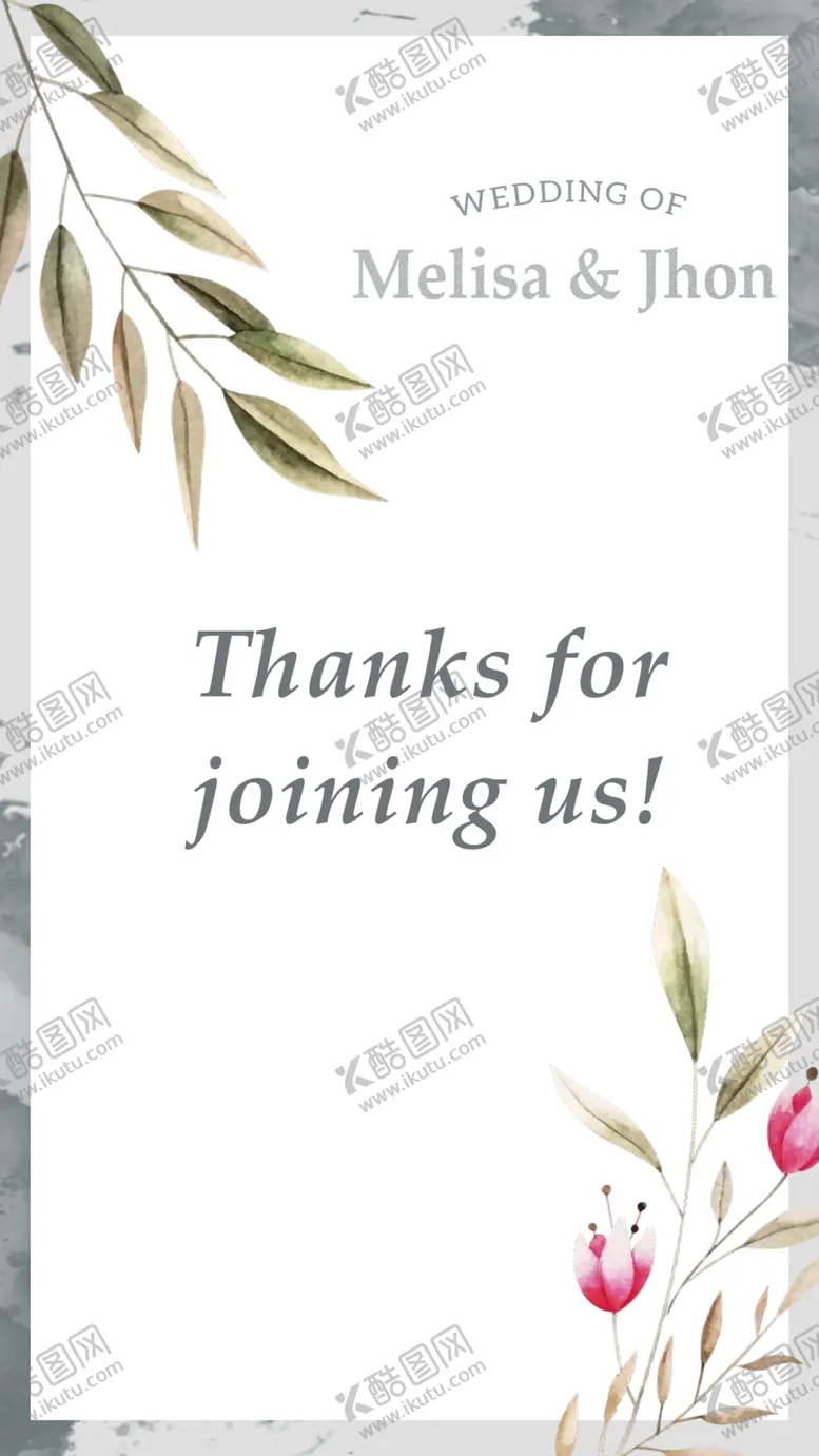 编号：39786109301049422817【酷图网】源文件下载-婚礼邀请函