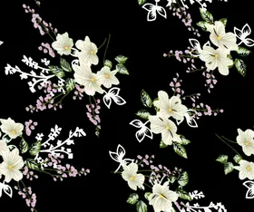 小碎花数码印
