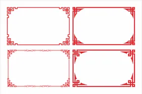 边框标题字画欧式