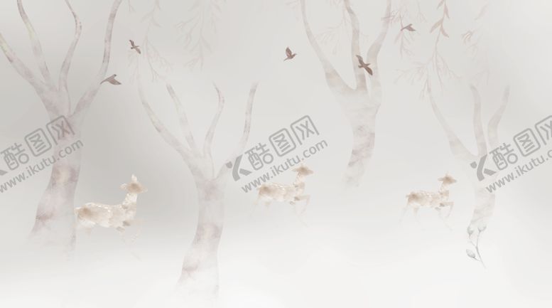 编号：29177605150805119415【酷图网】源文件下载-简约背景墙