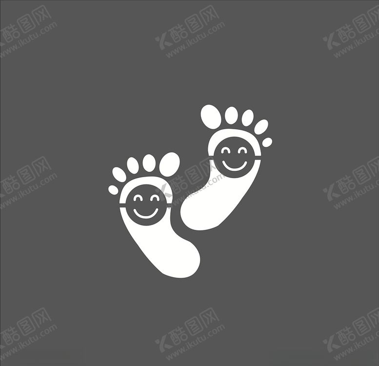 编号：84838606250402009663【酷图网】源文件下载-校园可爱脚丫喷漆模具
