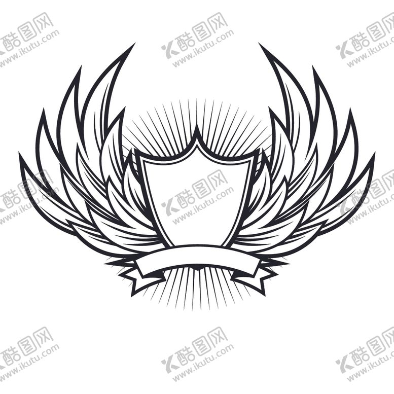 编号：47717909200536134490【酷图网】源文件下载-翅膀logo