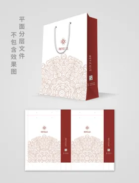 手提袋教育机构子商务宣传地产纸