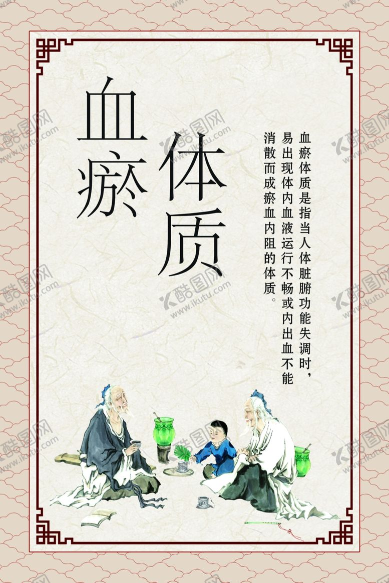 编号：80063110161920192070【酷图网】源文件下载-中医版面血瘀体质