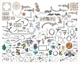 角花边框花纹花边