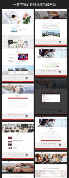 一套完整的香料香精品牌网站