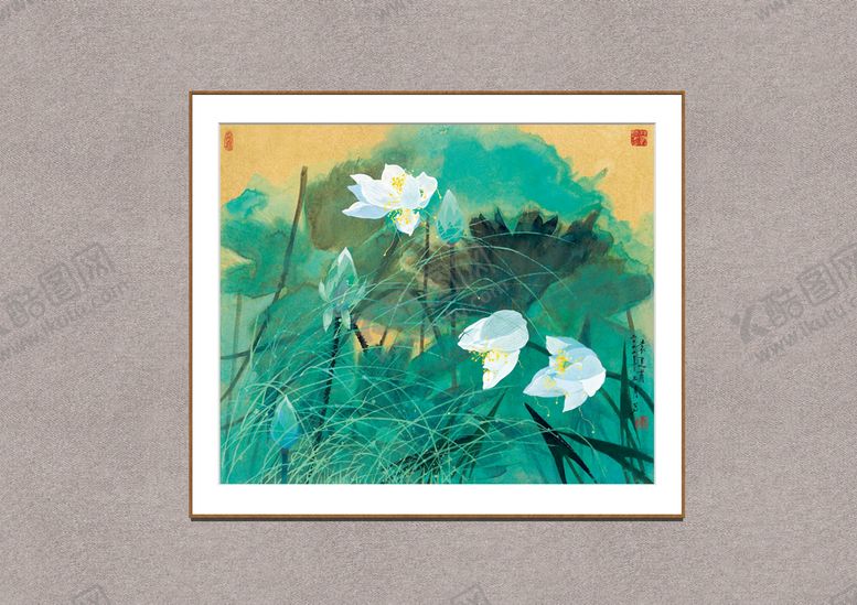 编号：26800901281956579200【酷图网】源文件下载-水墨荷花
