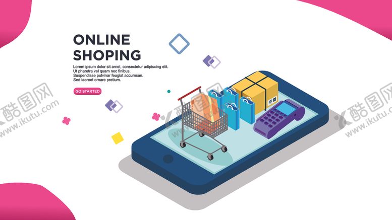 编号：50353309221149455756【酷图网】源文件下载-2.5d网购