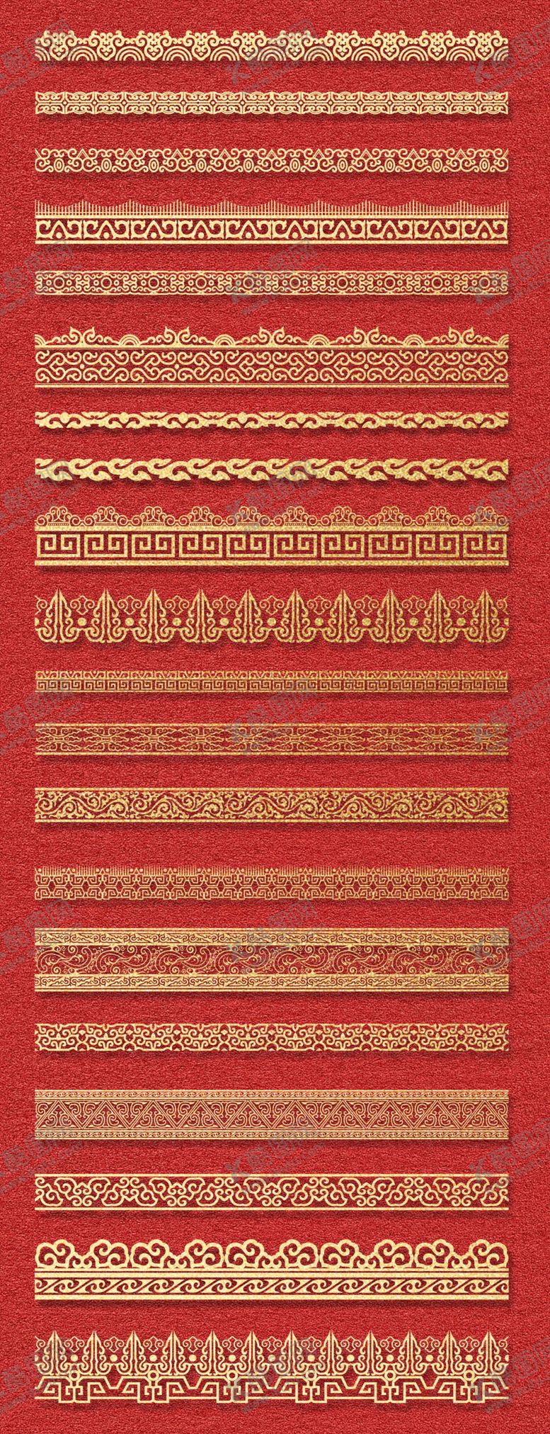 编号：95134609200607473126【酷图网】源文件下载-国风中式边框