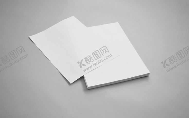 编号：32686510121548311324【酷图网】源文件下载-素雅纸张的ps样机素材