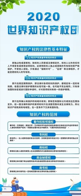 世界知识产权日传单海报展架