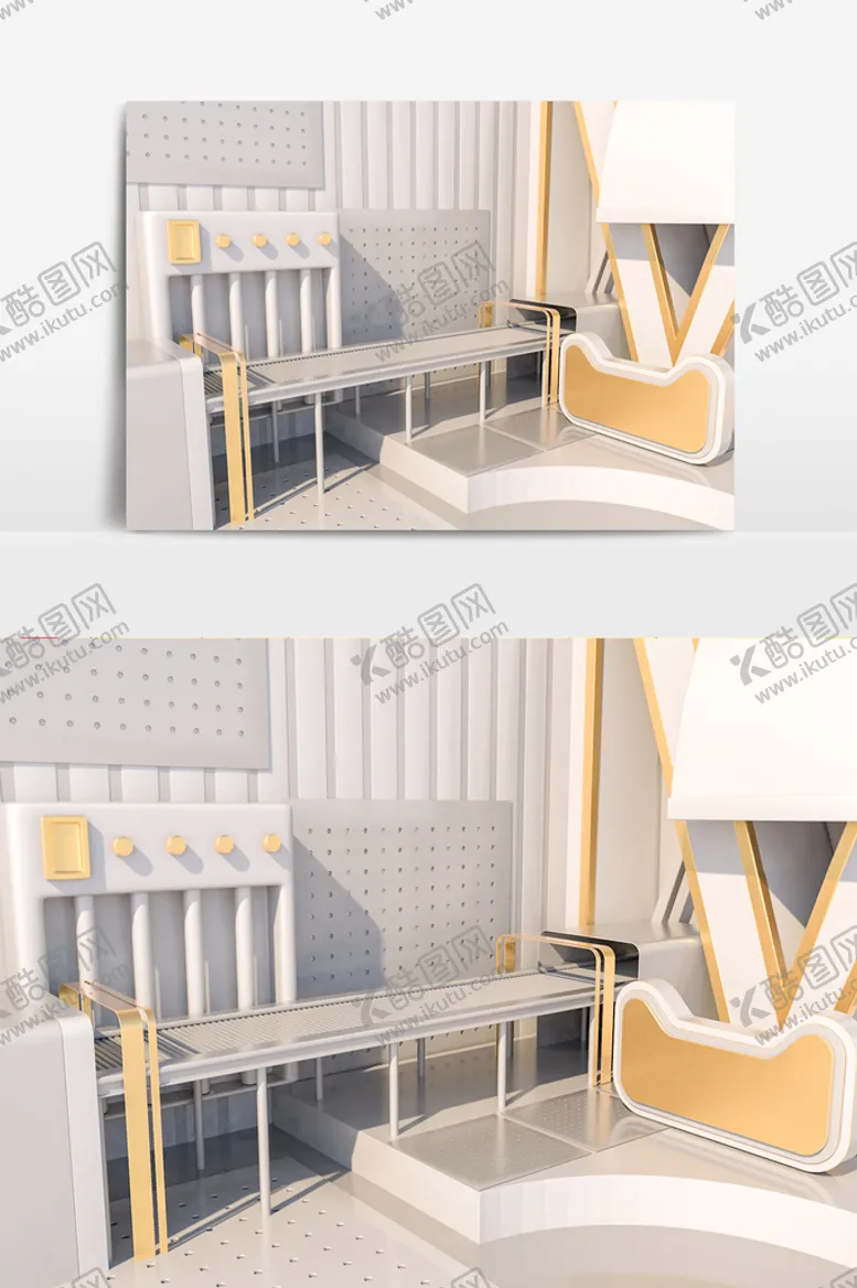编号：23504801270045319323【酷图网】源文件下载-电商C4D场景 