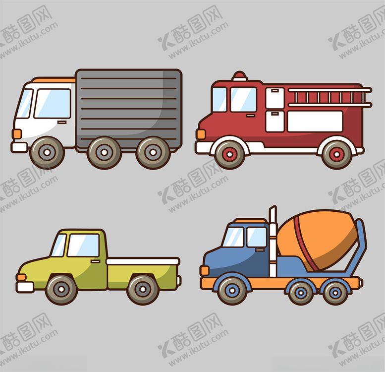 编号：39353309220216263053【酷图网】源文件下载-卡通汽车