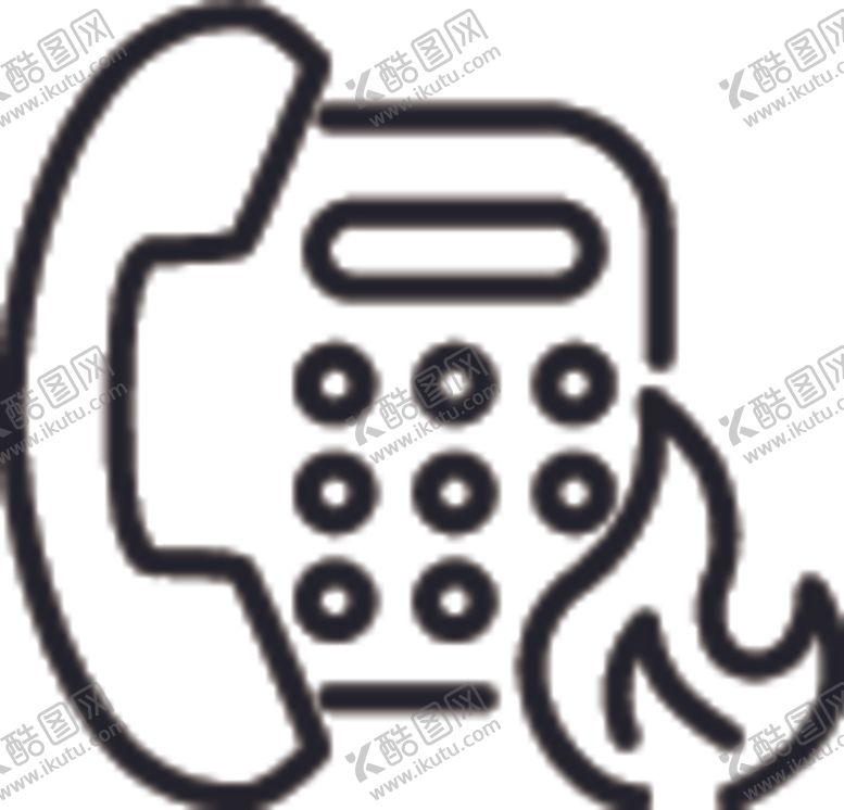 编号：13994405161630252531【酷图网】源文件下载-电话座机