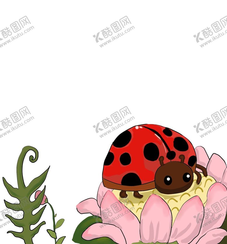 编号：74508505142022452362【酷图网】源文件下载-手绘瓢虫插画
