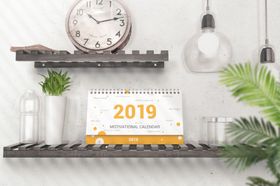 日历台历展示效果图样机