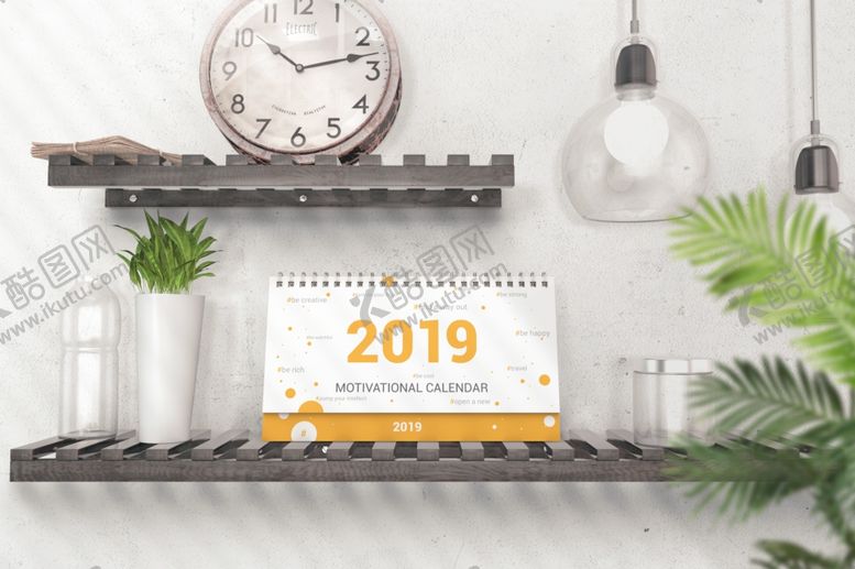 编号：29056211010027337560【酷图网】源文件下载-日历台历展示效果图样机