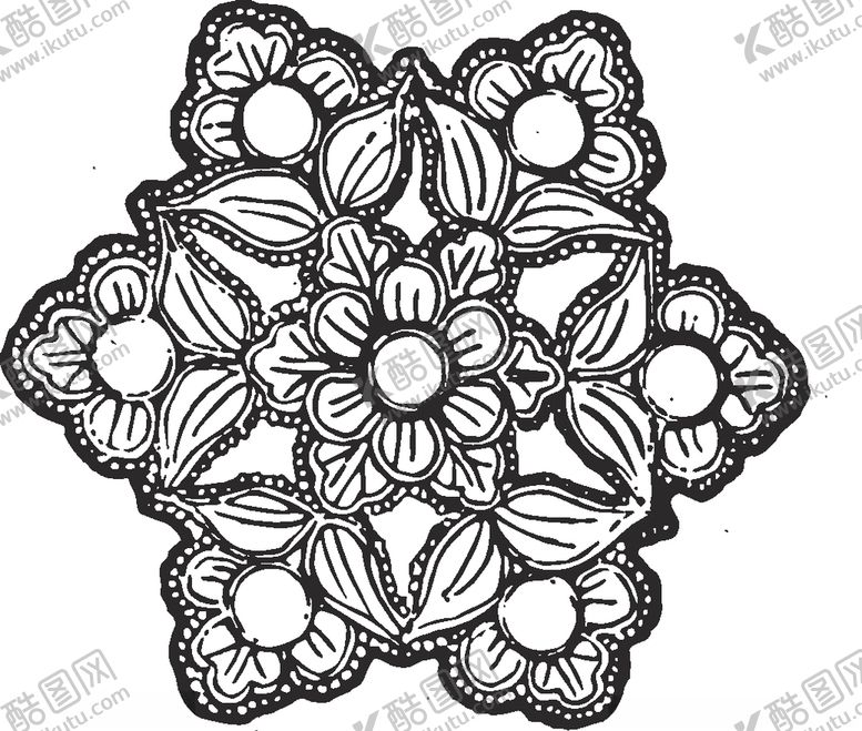 编号：63855609211240438065【酷图网】源文件下载-镂空花图案