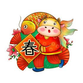 卡通牛形象