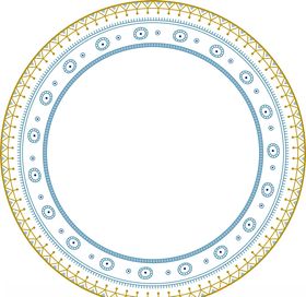 圆形花边