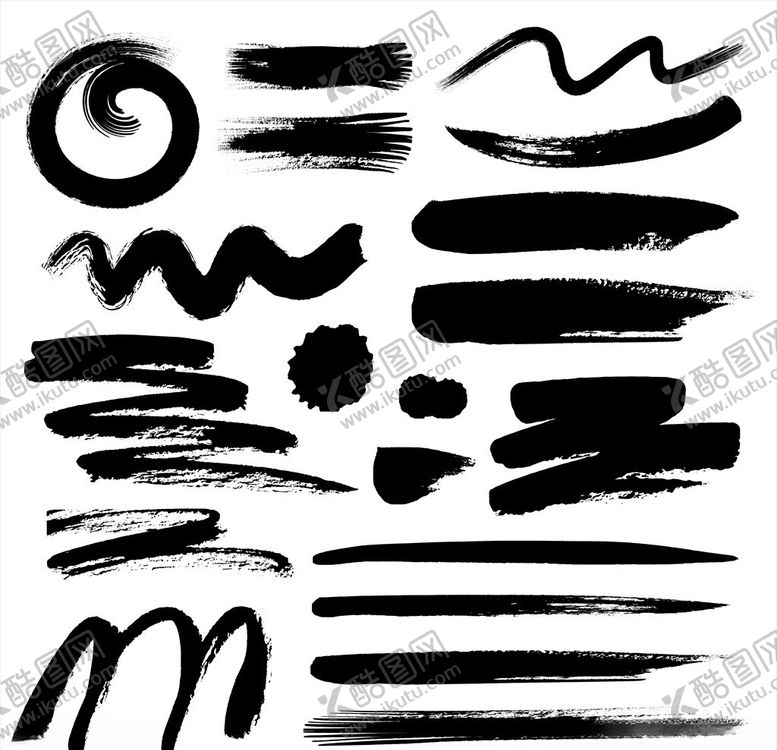 编号：87120710060920353971【酷图网】源文件下载-水墨笔触