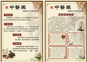 弘扬中医药大地展板