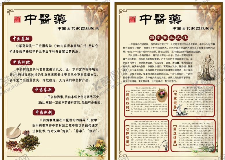 编号：50137810290429582504【酷图网】源文件下载-中医药展板