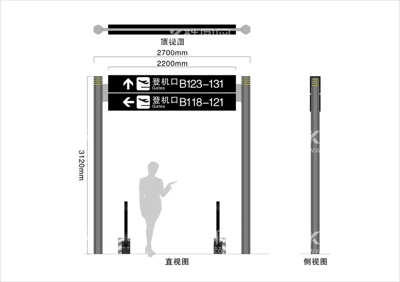 编号：83374701191755446260【酷图网】源文件下载-机场导视系统