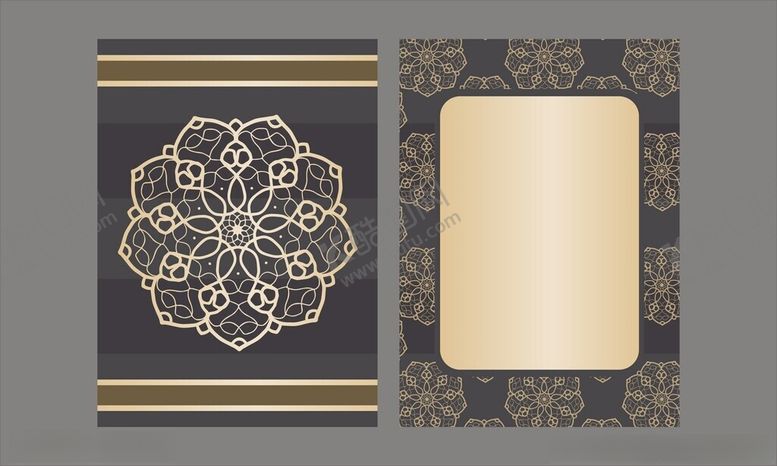 编号：40876811142034146247【酷图网】源文件下载-蕾丝花纹婚礼邀请卡请柬贺卡