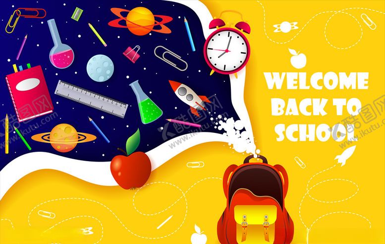编号：28005810281300122175【酷图网】源文件下载-开学季