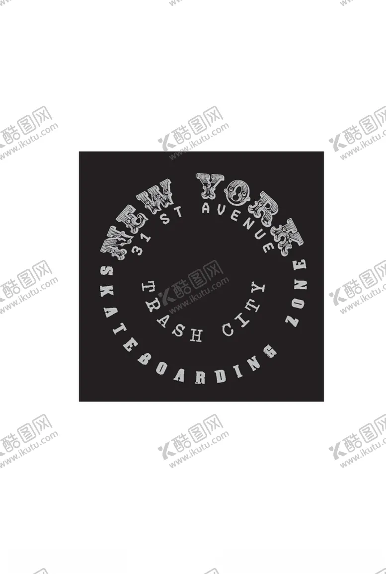 编号：92889206282201092608【酷图网】源文件下载-字母印花