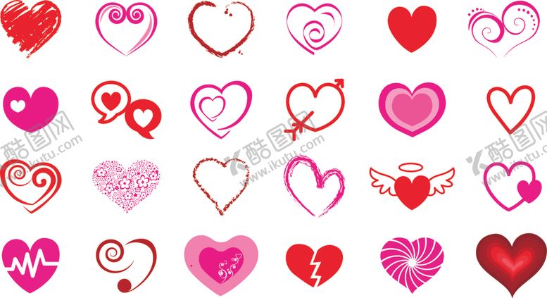 编号：51020904071337174229【酷图网】源文件下载-爱心图案