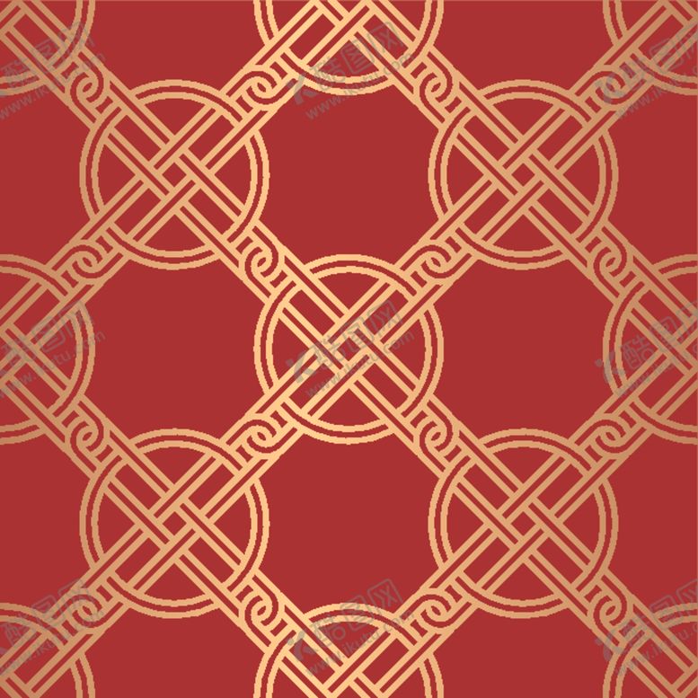 编号：31821909140826046225【酷图网】源文件下载-奢华风格的金色东方无缝图案