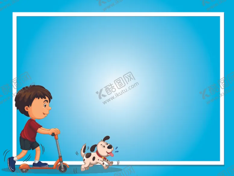 编号：57794907010857597097【酷图网】源文件下载-卡通儿童和文本框