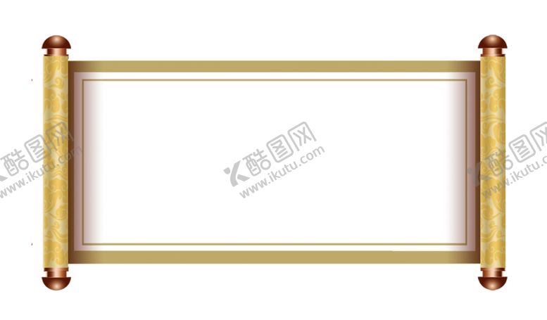 编号：84740204190622064318【酷图网】源文件下载-卷轴素材