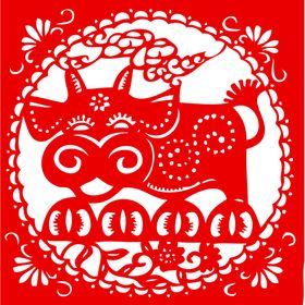 生肖牛剪纸