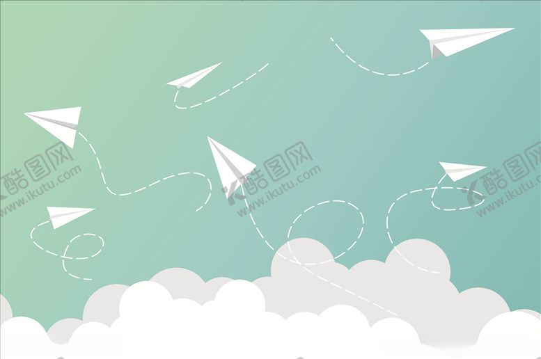 编号：15645510101245138199【酷图网】源文件下载-纸飞机