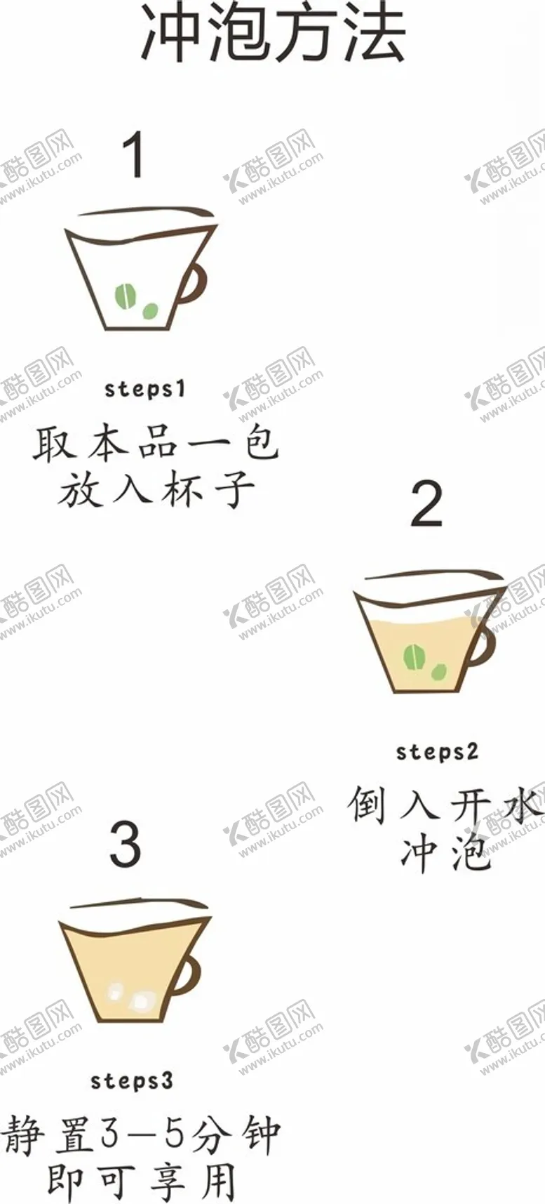 编号：62764302062244146069【酷图网】源文件下载-冲泡方法