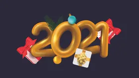 早安海报新年海报2021