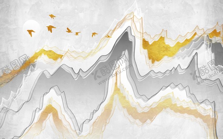 编号：81672610301535016988【酷图网】源文件下载-水墨画背景墙