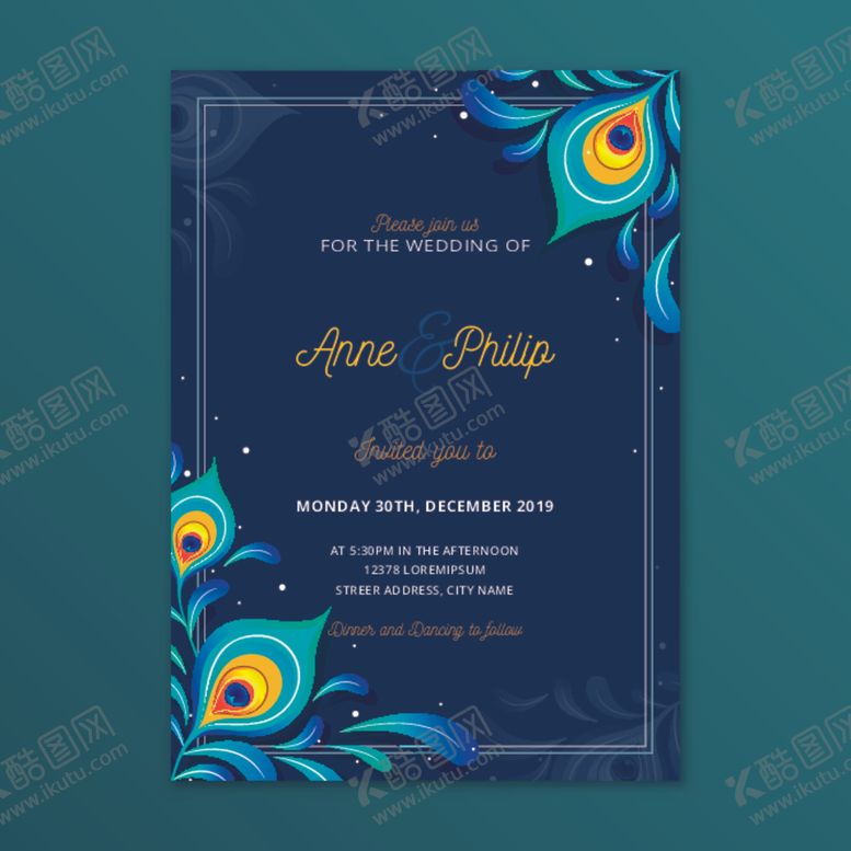 编号：23221505151316462200【酷图网】源文件下载-婚礼结婚请柬邀请函