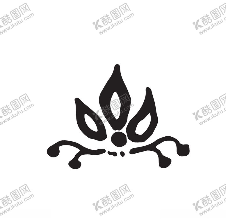 编号：47662206260247519152【酷图网】源文件下载-黑白涂鸦植物