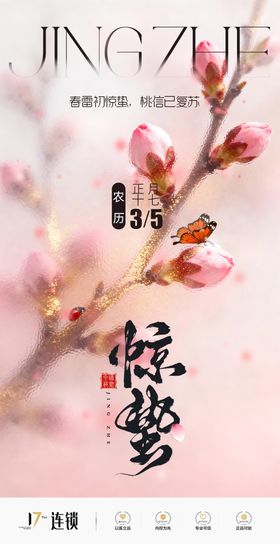 医美惊蛰复苏唤醒海报