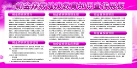 帕金森病健康教育知识宣传展板