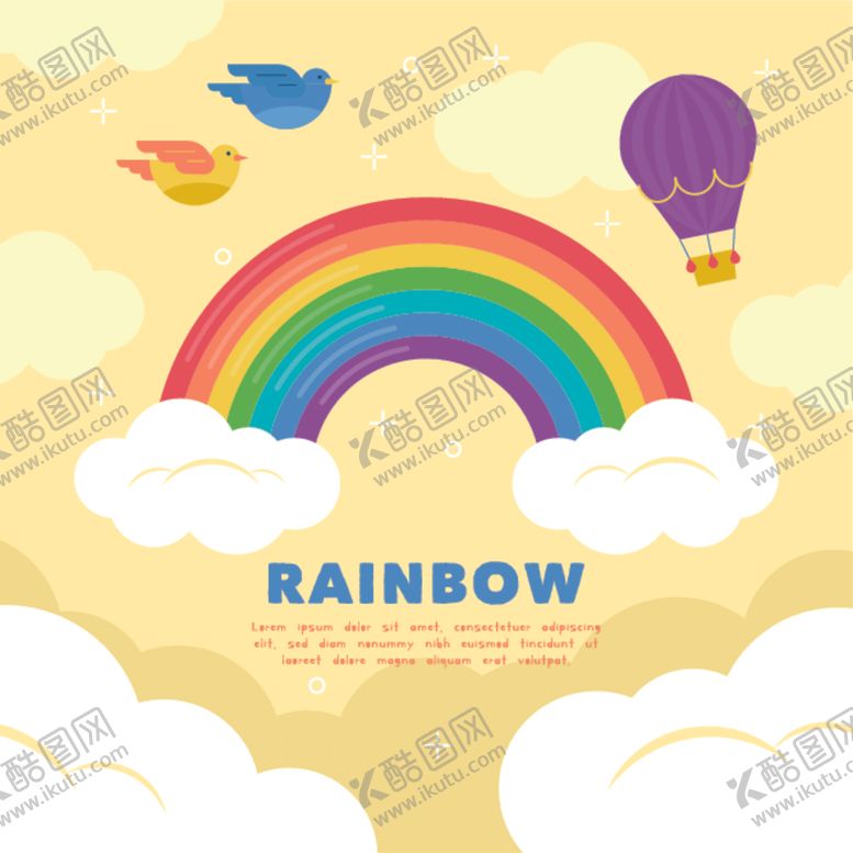 编号：83157609261609508089【酷图网】源文件下载-彩虹彩色背景