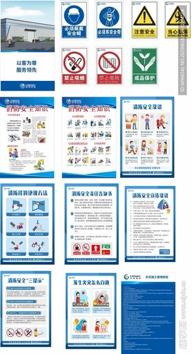安全警示标识及制度牌合集