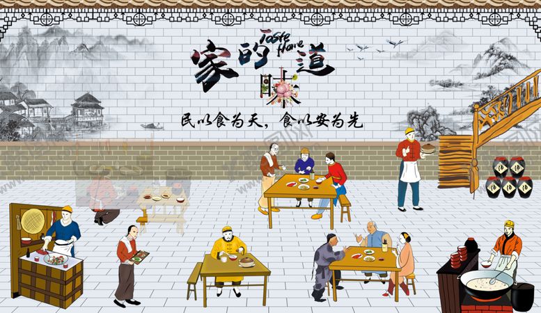 编号：93493502210359081835【酷图网】源文件下载-餐饮壁纸