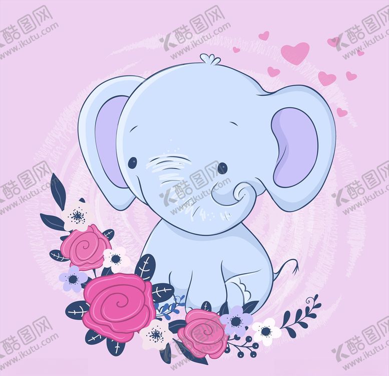 编号：72485610280702329747【酷图网】源文件下载-可爱大象